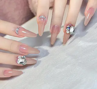 ネイル By moonネイル 🌷ワンホン/韓国風のネイルデザイン