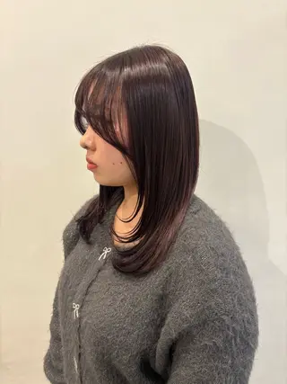 セミロング 可愛いstyling おしえます♡🌸冬桜のヘアスタイル