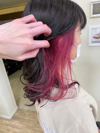 カラー SALOWIN栄 高須大貴のヘアスタイル