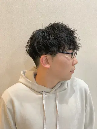 ショート パーマ メンズ クセを最大限に活かす メンズパーマ奈良大祐のヘアスタイル