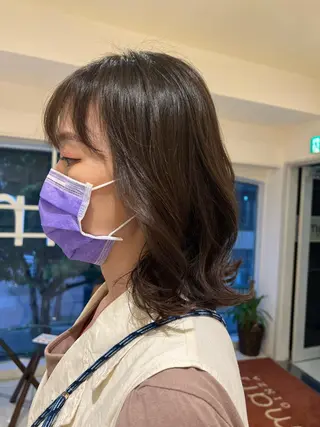 ミディアム パーマ ボブ/ 似合わせ🥀原ちひろのヘアスタイル