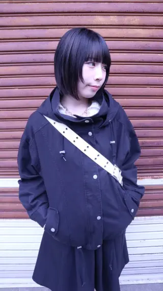 ショート レイヤー/ボブ/ 透明感カラー/ニワのヘアスタイル