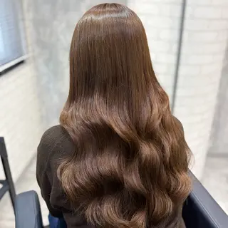 ロング カラー shiori/透明感 /顔周り/髪質改善のヘアスタイル