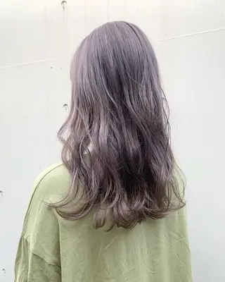 セミロング カラー 垢抜けヘア♡柔らかい カラー/mihoのヘアスタイル