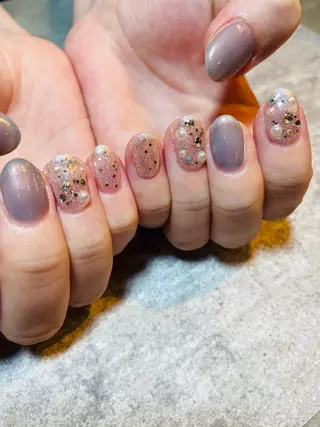 ネイル アプサラスプティ 中村のネイルデザイン