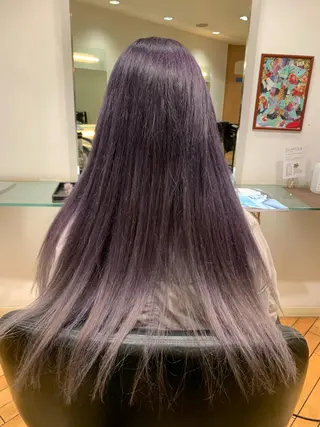 ロング カラー ヘアアレンジ 秋葉 一郎のヘアスタイル
