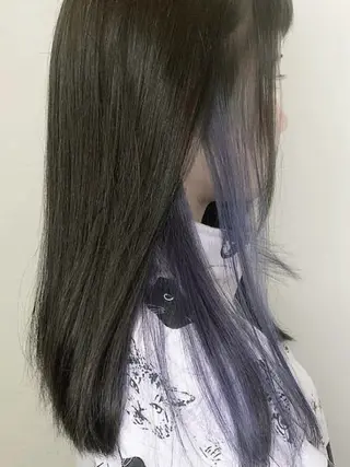 セミロング メンズ レイヤー ウルフ 弓木啓輔のヘアスタイル