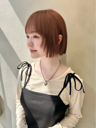 ミディアム カラー GLROW haruhiのヘアスタイル