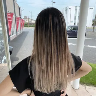ロング カラー EARTH石巻店 尾形  裕のヘアスタイル