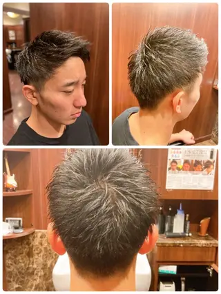 ショート ガンバレ原田 航海のヘアスタイル