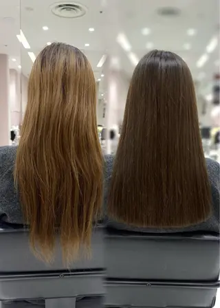 ロング カラー 内田 志乃のヘアスタイル