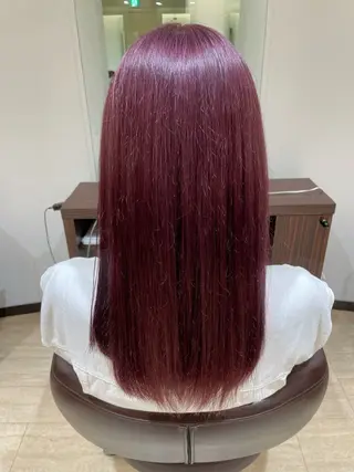ロング カラー TAYA 玲央のヘアスタイル