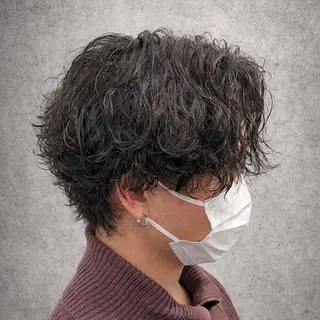 メンズ メンズ特化/ツイスパ /波巻き/大塩恭平のヘアスタイル