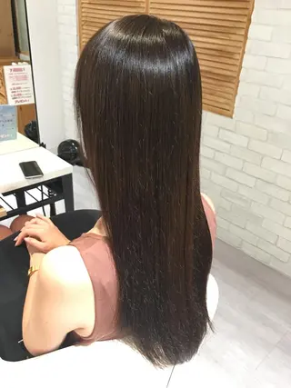 ロング カラー 金子 富士のヘアスタイル