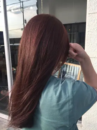 カラー 中山 ルミ子のヘアスタイル