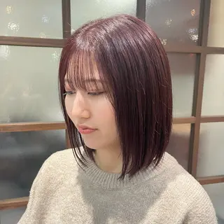 ミディアム カラー mio 🍒レイヤーカットのヘアスタイル