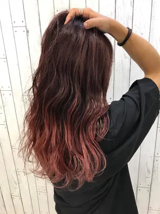 セミロング カラー 🟦メンズパーマ🟦 横浜駅｜小上馬淳司のヘアスタイル