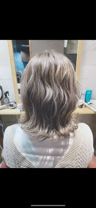 ミディアム 亀井 翔斗のヘアスタイル