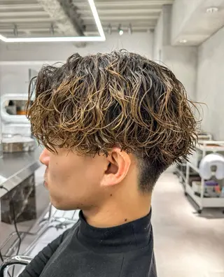パーマ メンズ メンズ特化ニュアンス パーマ RYOのヘアスタイル
