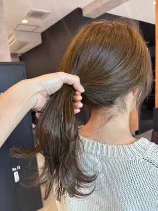 ミディアム 【縮毛矯正支持絶大】 RYOJIのヘアスタイル