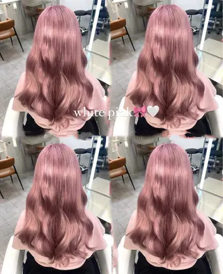 ロング カラー ヘアアレンジ 柏木 理那のヘアスタイル