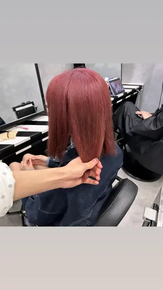 ショート 縮毛矯正・髪質改善 特化 出納 直起のヘアスタイル