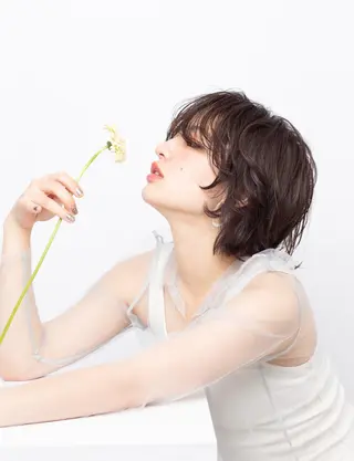 パーマ hoNua. 栄/透明感カラーのヘアスタイル