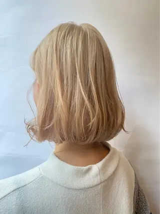 ミディアム マツノ ユウキのヘアスタイル