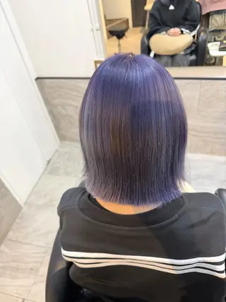 ミディアム カラー ブリーチ/髪質改善/ メンズ/ KOKIのヘアスタイル