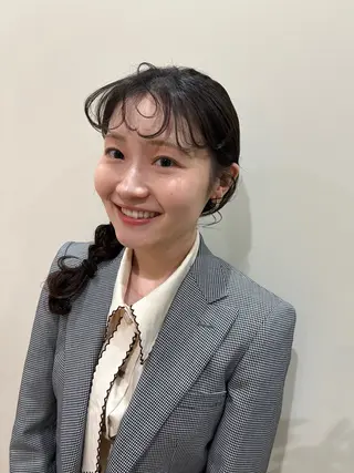 セミロング ヘアアレンジ ボウ🪞ヘアセット /メイク/マツパのマツエク・マツパデザイン