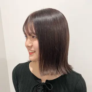 ショート カラー 似合わ顔周りカット /aira🍒のヘアスタイル