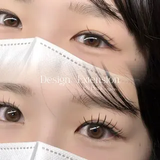 マツエク・マツパ 美容室FaB千葉店所属・Hani🌛 マツパ/アイブロウのマツエク・マツパデザイン