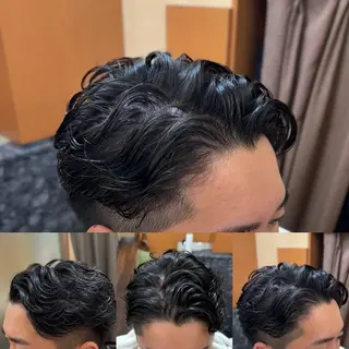 ミディアム 阿賀 佑季のヘアスタイル