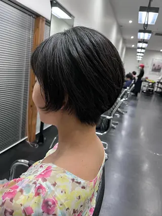 ショート 似合わせパーマ/ 山本銀次郎のヘアスタイル