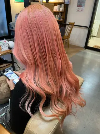 ロング 阪神西宮★JUNO 川﨑温子のヘアスタイル