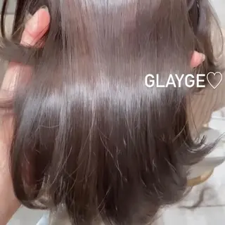 ロング カラー 🤎小顔レイヤー /ベージュ🤎友香のヘアスタイル