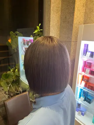 ショート カラー ヘアアレンジ ボブ×艶カラー 特化・リクト💥のヘアスタイル