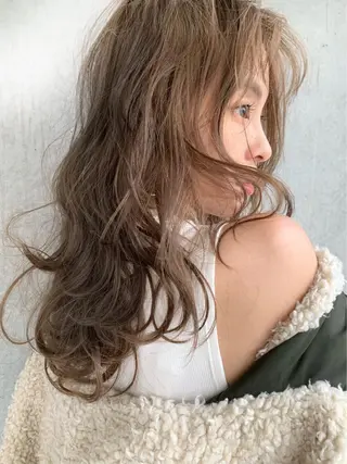 ロング カラー ヘアアレンジ 【赤み消しカラー】 中野浩太のヘアスタイル