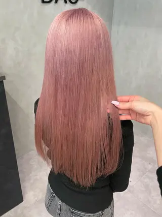 ロング 心斎橋/ハイトーン/ airi⠀のヘアスタイル