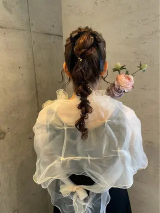 ロング ヘアアレンジ 美髪× ヘアセット✨Araiのヘアスタイル