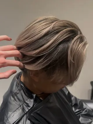 カラー メンズ メンズバレイヤージュ /町田/木村悠月のヘアスタイル