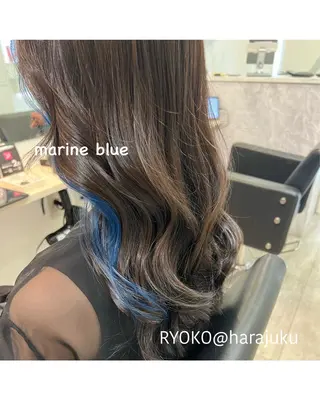 セミロング カラー 🤍美髪×艶カラー RYOKO🤍のヘアスタイル