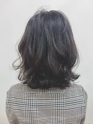 ミディアム MARRON 🍊mihoのヘアスタイル
