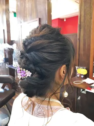 ヘアアレンジ 加藤 憂のヘアスタイル