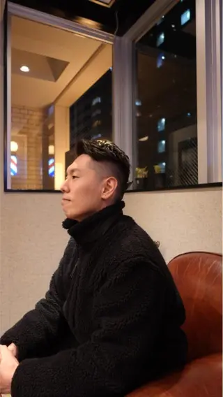 ショート メンズ メンズ眉毛ワックス 青山英憲のヘアスタイル