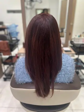 ロング カラー 松下 汐里のヘアスタイル