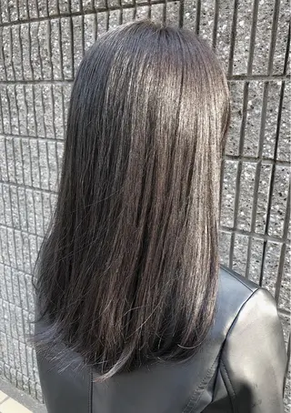 セミロング パーマ ノンダメージ髪質改善 カラー💎/KURAのヘアスタイル