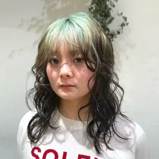 セミロング カラー モテhair♡.* ﾏﾂｴｸ/さくら🍨のマツエク・マツパデザイン