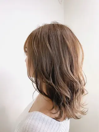 カラー ヘアセットを簡単に 🫧深井　花帆のヘアスタイル