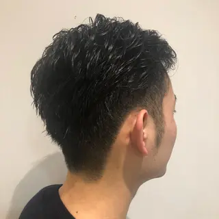 パーマ メンズ 🌷レイヤー縮毛/ 艶カラー/ami🌷のヘアスタイル